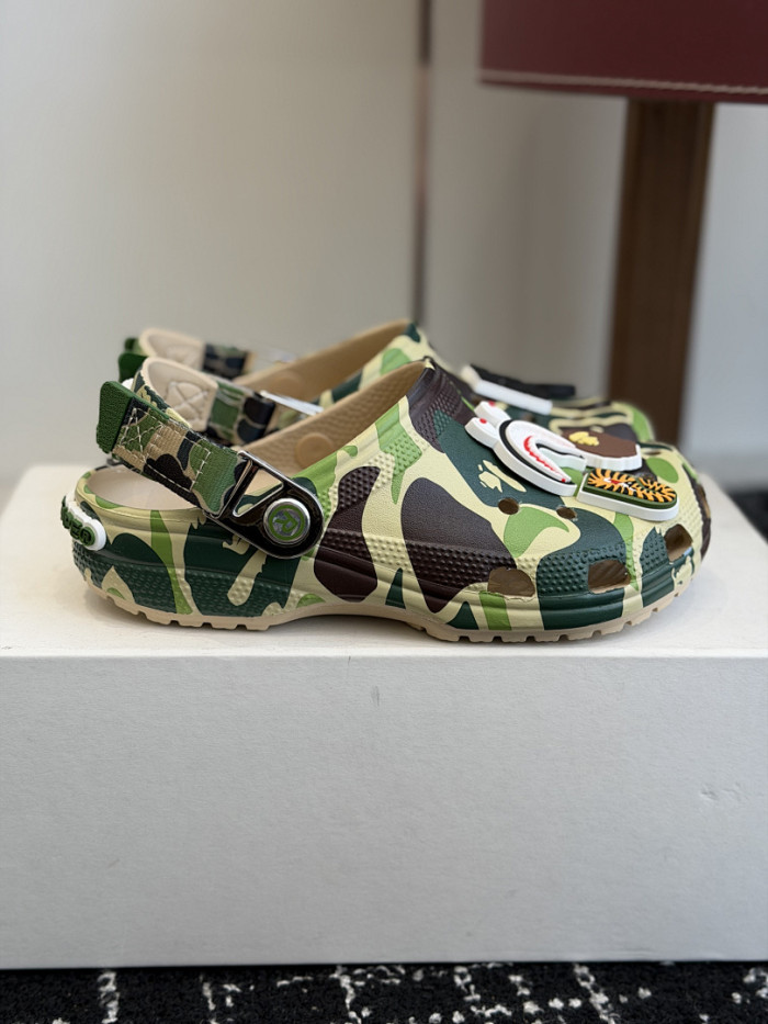 BAPE × Cr0c5 Camo Green BC01
