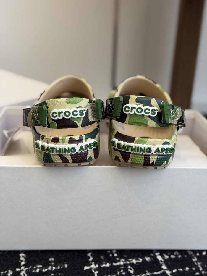 BAPE × Cr0c5 Camo Green BC01