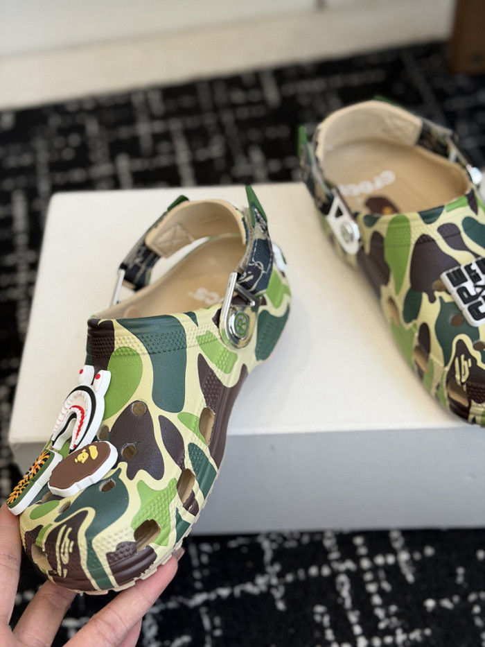BAPE × Cr0c5 Camo Green BC01
