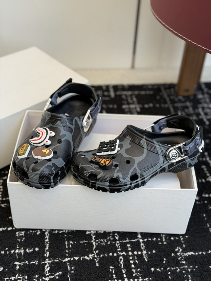BAPE × Cr0c5 Camo black BC02